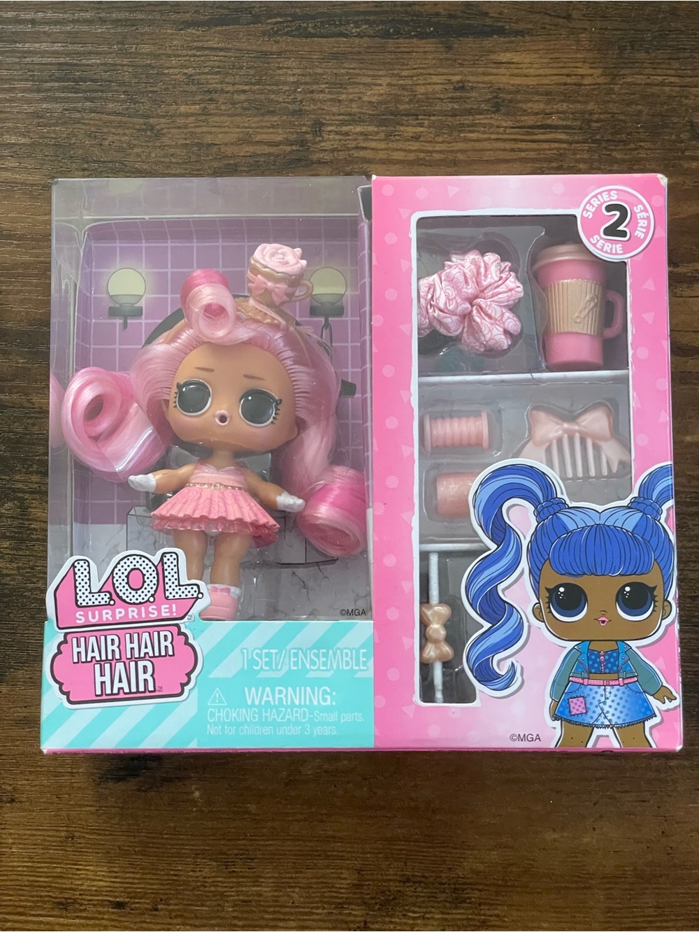 L.O.L. Surprise! Baby Pink Hair, Hair, Hair Fashion Doll NWT
